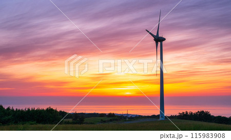 仁賀保高原（夕景） 115983908