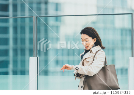 a forty-something woman a forty-something woman 115984333