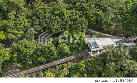 the Barker Road Tram Station, hong kong June 24 2024 the Barker Road Tram Station, hong kong June 24 2024 115984564