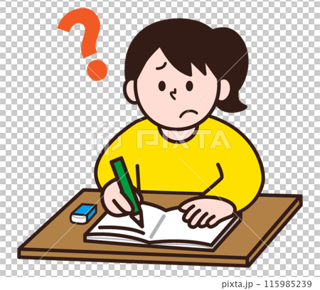 woman who doesn't know the answer 115985239