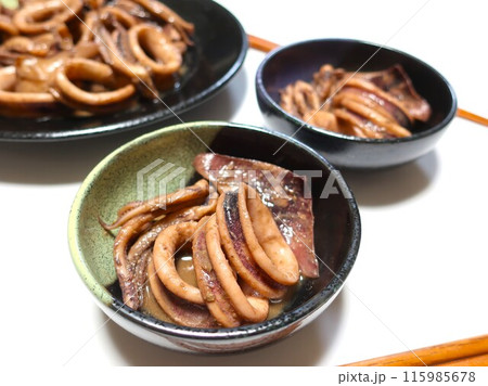 おいしいイカのワタ煮 115985678