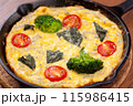 オムレツ　スキレット焼き 115986415