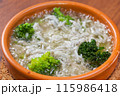しらすとブロッコリーのアヒージョ 115986418