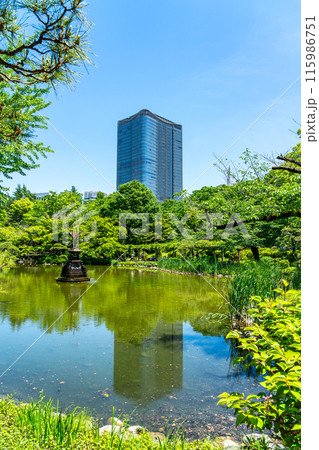【東京都】日比谷公園から見える東京ミッドタウン日比谷 115986751