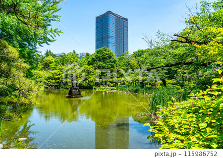 【東京都】日比谷公園から見える東京ミッドタウン日比谷 115986752