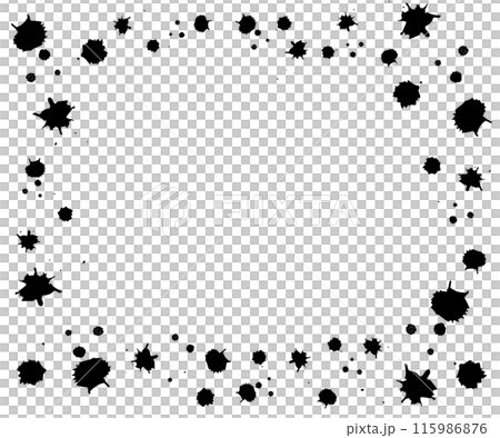 框架與墨水飛濺 115986876