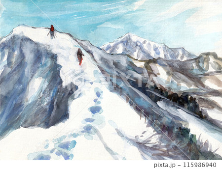 鳴倉山より越後駒ヶ岳遠望 鳴倉山より越後駒ヶ岳遠望 115986940