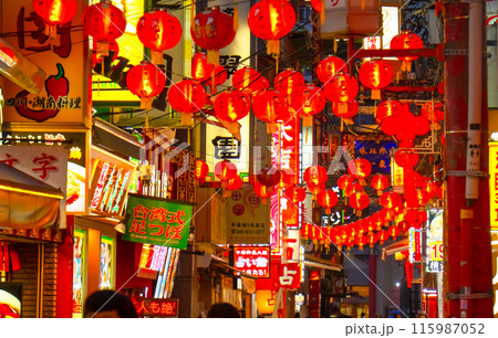 横浜中華街・市場通り 横浜中華街・市場通り 115987052