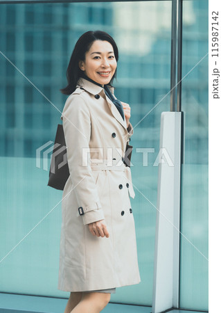 a forty-something woman a forty-something woman 115987142