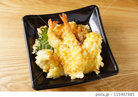 海老天ぷらの弁当 115987885