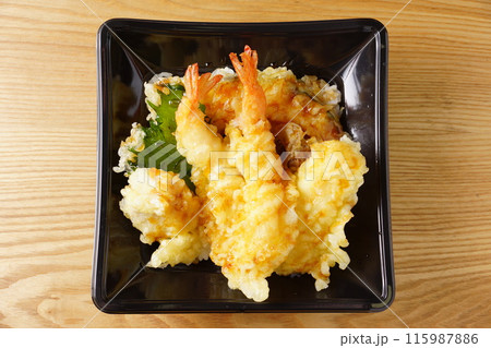 海老天ぷらの弁当 115987886