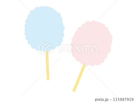 シンプルな綿菓子 115987919