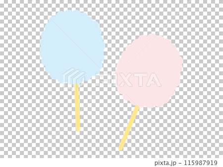 シンプルな綿菓子 115987919