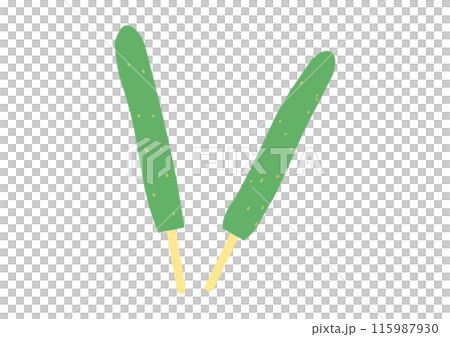 Pickled cucumber with skin 115987930