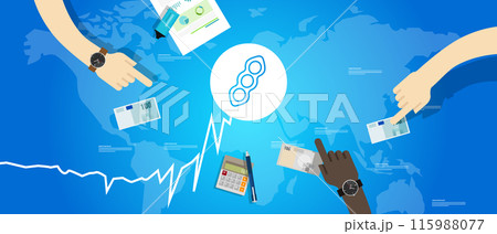 soybean soya bean price goes up rising increase in global commodity market trade export transaction 115988077