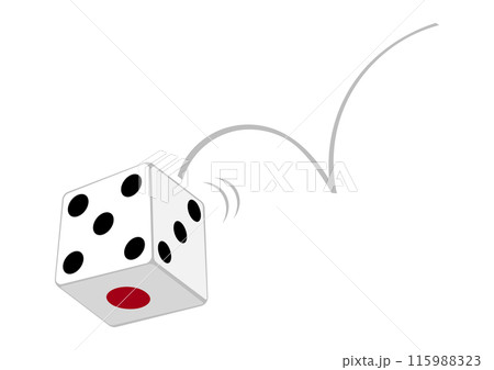 サイコロを振る 115988323