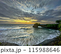 Tanah Lot Temple in Bali Indonesia - nature and architecture background long exposure 115988646