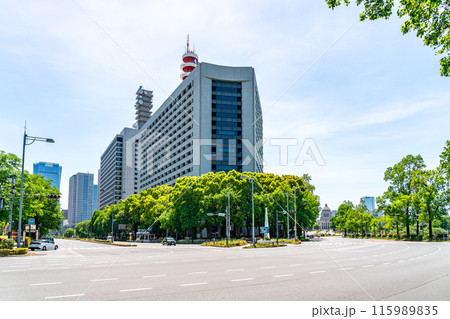【東京都】初夏の新緑が綺麗な警視庁 【東京都】初夏の新緑が綺麗な警視庁 115989835