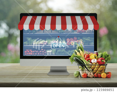 Online shopping concept, Generative AI Online shopping concept, Generative AI 115989851