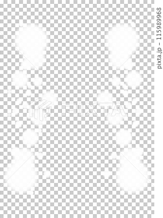 Frame effect illustration of white light wavy on the left and right Frame effect illustration of white light wavy on the left and right 115989968