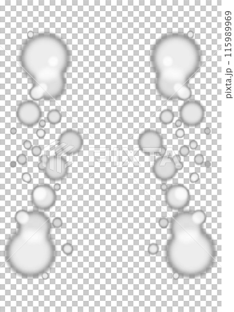 A frame effect illustration of dark gray light with a fluffy effect on the left and right A frame effect illustration of dark gray light with a fluffy effect on the left and right 115989969