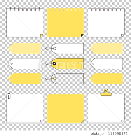 Simple memo paper set Simple memo paper set 115990175