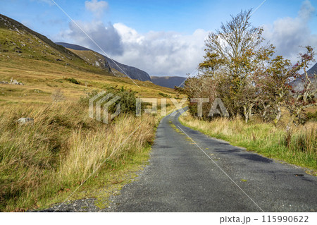 The remains of the Derryveagh evictions - In April 1861 landlord John George Adair evicts over 250 tenants from Donegal - Ireland The remains of the Derryveagh evictions - In April 1861 landlord John George Adair evicts over 250 tenants from Donegal - Ireland 115990622