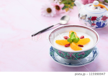 フルーツ杏仁豆腐 115990947