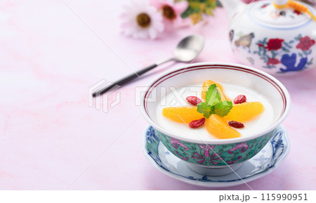 フルーツ杏仁豆腐 115990951