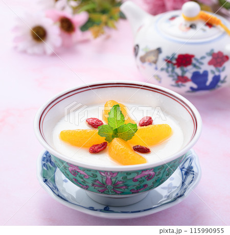 フルーツ杏仁豆腐 115990955