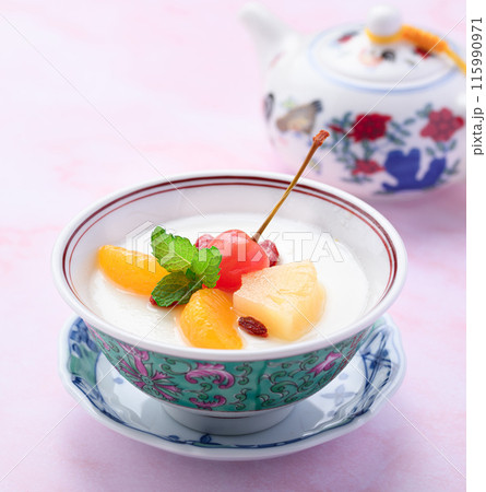 フルーツ杏仁豆腐 115990971