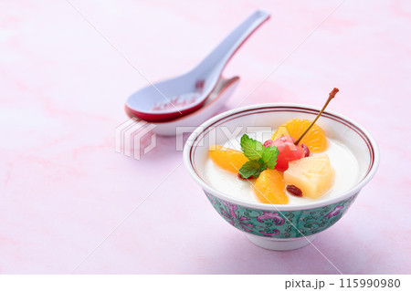 フルーツ杏仁豆腐 115990980