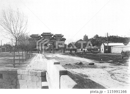 昔の中国　北京　頤和園 115991166