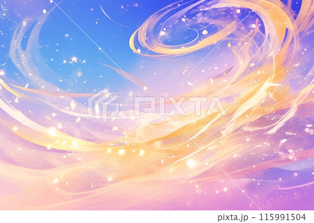 キラキラ背景素材「AI生成画像」 115991504