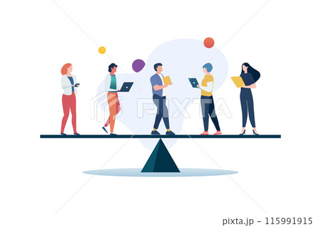 Social issue equality of people concept 115991915