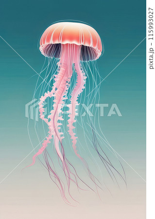 Template of abstract design for layout banner underwater seascape. Template of abstract design for layout banner underwater seascape. 115993027