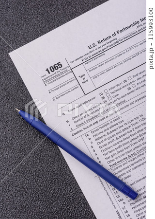IRS Form 1065 US Return of Partnership Income blank IRS Form 1065 US Return of Partnership Income blank 115993100