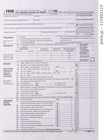Fill out US tax form 1040 for verification and refund 115993123