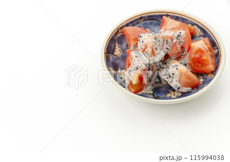 黒ごまマヨネーズのトマトサラダ 115994038