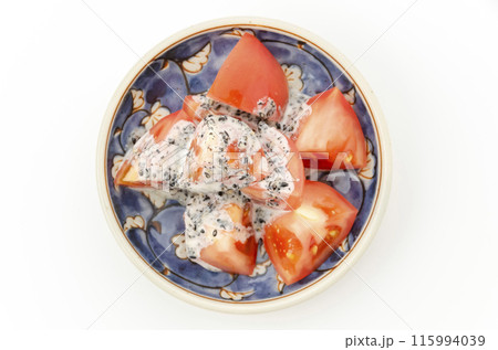 黒ごまマヨネーズのトマトサラダ 黒ごまマヨネーズのトマトサラダ 115994039