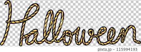 Groovy Western Cowboy Halloween Rope Retro Funky Cartoon Doodle 115994193