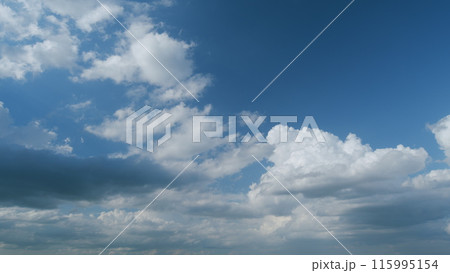 Heavy rain is coming. Cumulus dark clouds harbinger of bad weather and heavy rains. Timelapse. Heavy rain is coming. Cumulus dark clouds harbinger of bad weather and heavy rains. Timelapse. 115995154