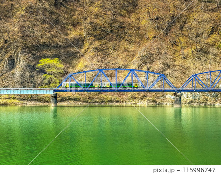 春のローカル線の旅～只見線～ 115996747