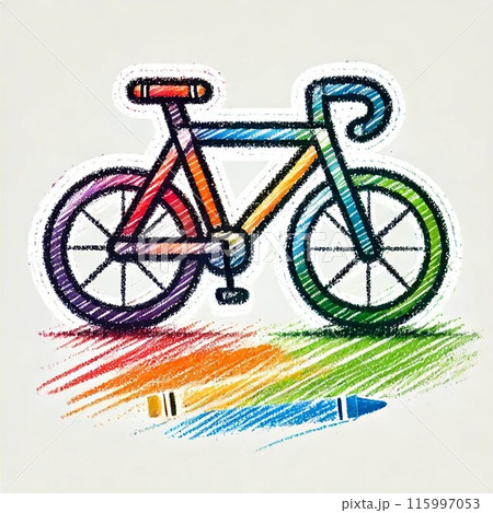 ポップなロードバイク 115997053
