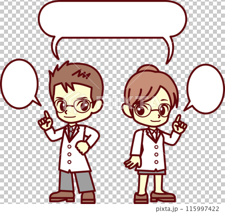 白大褂,眼鏡,指點 白大褂,眼鏡,指點 115997422