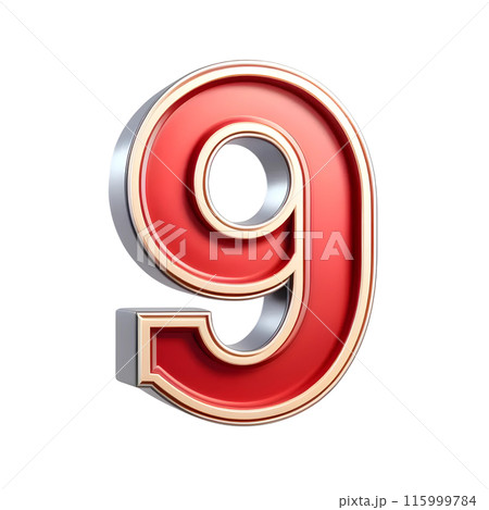 3d  number nine 115999784