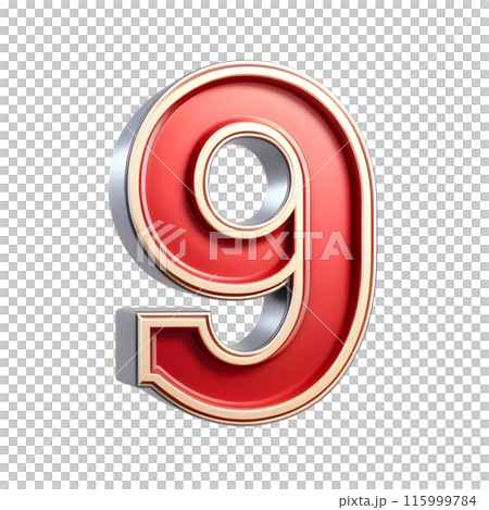 3d  number nine 115999784