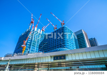 日本の東京都市景観 6月。日本橋や日本橋一丁目の再開発事業などを望む=5日 日本の東京都市景観 6月。日本橋や日本橋一丁目の再開発事業などを望む=5日 116000084