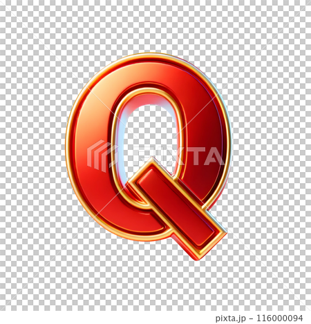 3d letter Q  116000094