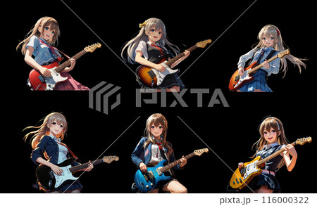 女性ギタリスト集合06 116000322
